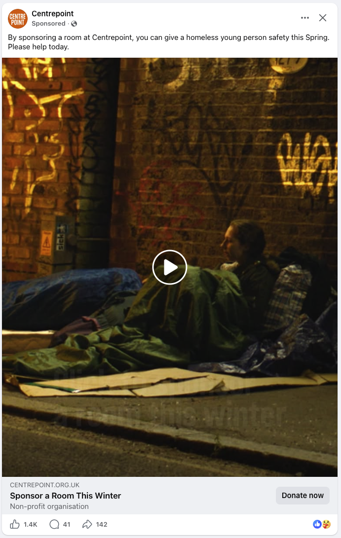 cetrepoint charity facebook creative kmac digital