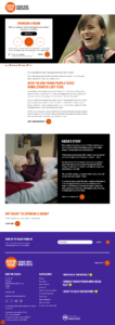 cetrepoint charity facebook landing page kmac digital