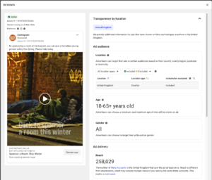 cetrepoint charity facebook meta ads library kmac digital
