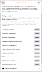 msf charity facebook why am i seeing this ad 3 kmac digital